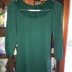 Banana Republic emerald top